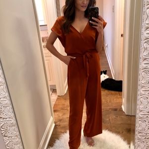 Burnt Orange Jumpsuit